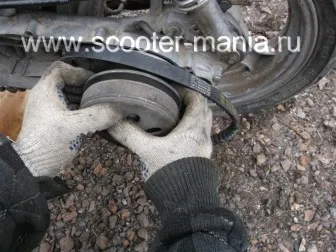 Cum se schimba cureaua CVT pentru scuter Cum se schimba cureaua CVT pentru scuter