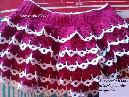 Cum să tricot croșetat frill