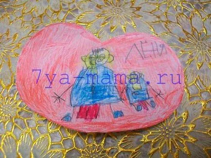 10 idei Valentine cu propriile sale mâini pentru copiii de hârtie cu fotografii, de familie și mama (Valentine cu mâinile lor din hârtie) 10 idei Valentine cu propriile sale mâini pentru copiii de hârtie cu fotografii, familie, mama