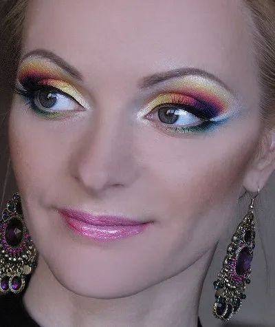 Tehnica acuarelă în teorie și practică machiaj - tutorial video