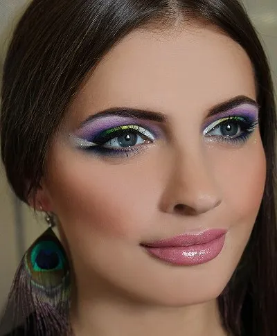Tehnica acuarelă în teorie și practică machiaj - tutorial video