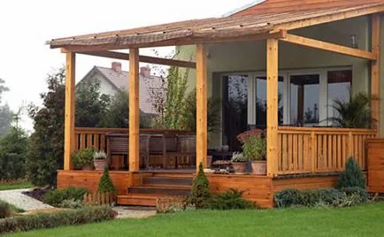 8 idei pentru terasa, adjoined la casa - propriile sale mâini (terase) 8 idei pentru terasa, alipit casa - propriile sale mâini
