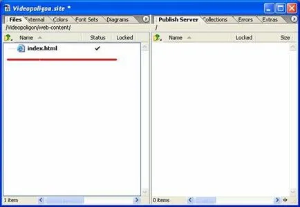 Adobe GoLive cs - site-ul construi