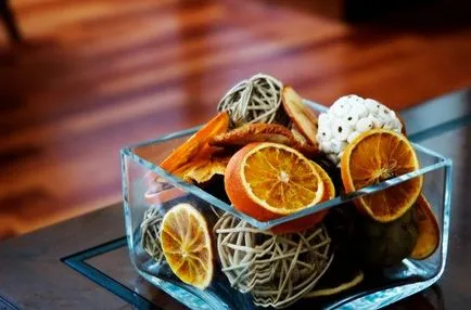 Orange decor cu mâinile lor, o mulțime de idei, oblacco