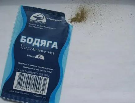 echimoze Badyaga pe față și corp de instrucțiuni de utilizare