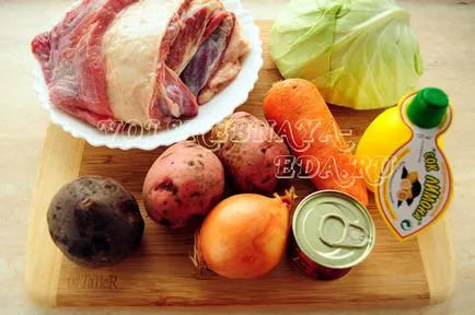 Borsul in reteta multivarka cu fotografie (reteta) Borsul în rețetă multivarka cu o fotografie