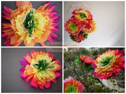 Buchet de hârtie cu propriile sale mâini cele mai bune atelierele foto