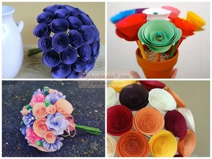 Buchet de hârtie cu propriile sale mâini cele mai bune atelierele foto