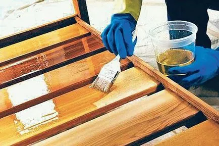 Interioarelor proces supraetajate (casă, băi) diferite impregnării