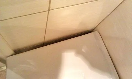 Sigiliul decalajul dintre cadă și perete, așa cum este rulat