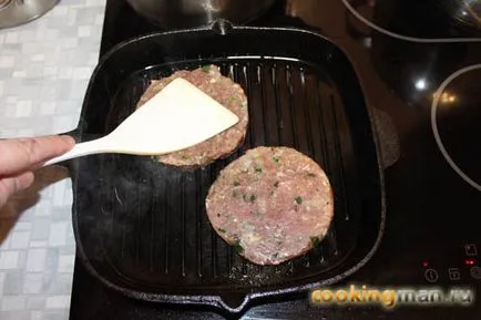 Cheeseburger - gătit pentru bărbați