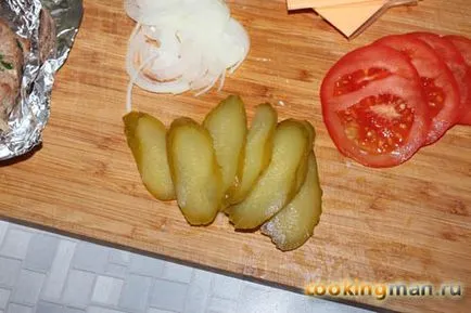 Cheeseburger - gătit pentru bărbați