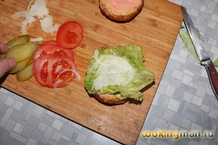 Cheeseburger - gătit pentru bărbați