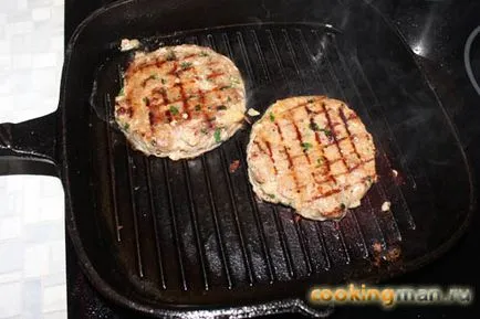 Cheeseburger - gătit pentru bărbați