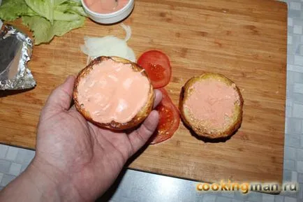Cheeseburger - gătit pentru bărbați