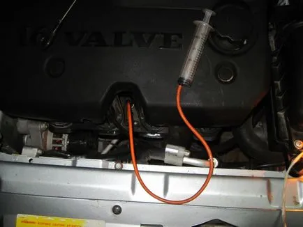 Ce se va întâmpla în cazul în care să se toarnă ulei în motor