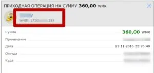 Ce este WMID în WebMoney și unde să-l găsească (este) Ce este WMID în WebMoney și unde să-l găsiți