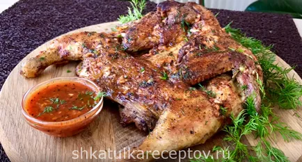 Pui - tutun - (tapaka) - o reteta delicioasa cu pas cu pas fotografii (tutun) Pui - tutun - (tapaka) - o reteta delicioasa cu pas cu pas fotografii