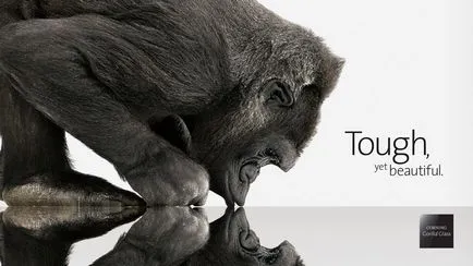 sticlă Corning Gorilla - o mai bună sticlă de securitate (sticlă) Corning Gorilla Glass - sticlă de o mai bună siguranță