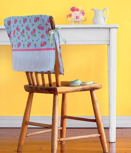 Scaun decorative acoperă în interior, modul de a alege tesatura si design de cape, frumos și