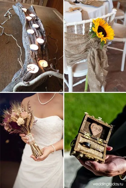 Decorul și designul rustic nunta