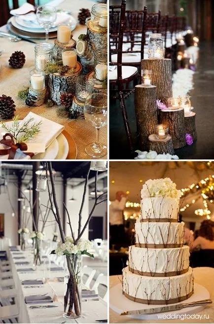 Decorul și designul rustic nunta
