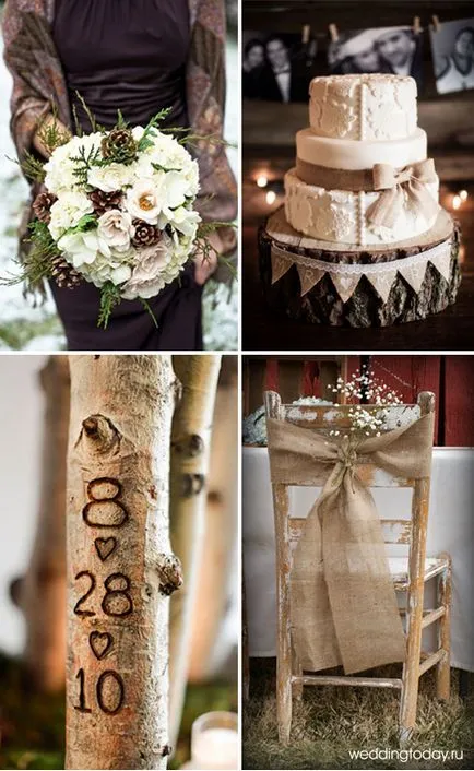 Decorul și designul rustic nunta