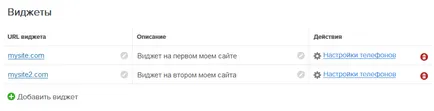 Setările detaliate pentru linii telefonice și widget-uri - compania redhelper