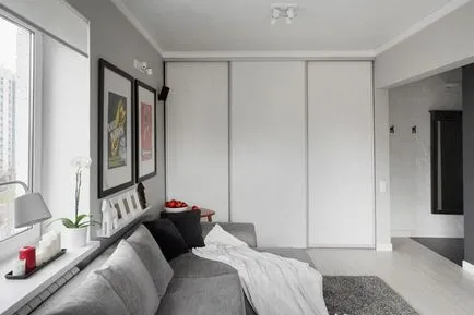 apartament cu o cameră de design 2 în Hrușciov - interior fotografie