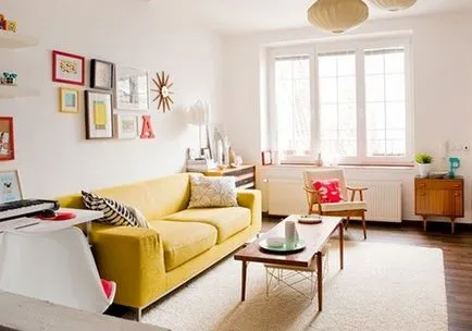 apartament cu o cameră de design 2 în Hrușciov - interior fotografie