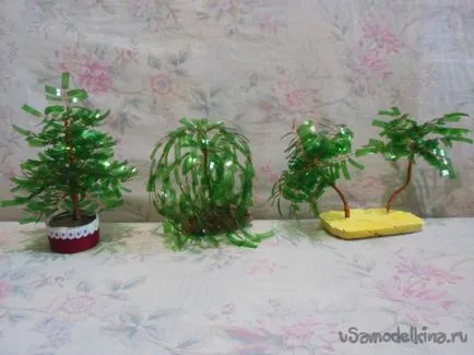 Arbori din sticle de plastic
