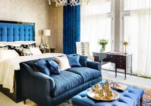 cameră de zi și dormitor de design într-o singură cameră zonarea corespunzătoare