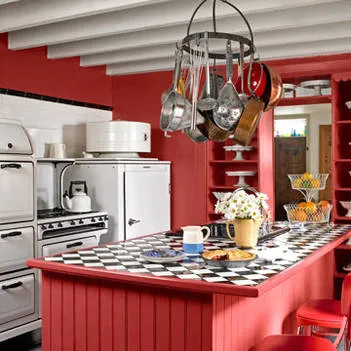 Proiectare bucătărie roșu 33 de idei și fotografii de interior, mobilier și decor luminos (culori) Proiectare bucătărie roșu 33 de idei și fotografii de interioare luminoase, mobilier, decor