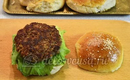Homemade pas cu pas reteta cheeseburger (23 poze) (cheeseburger) Homemade pas cu pas reteta cheeseburger (23 poze)