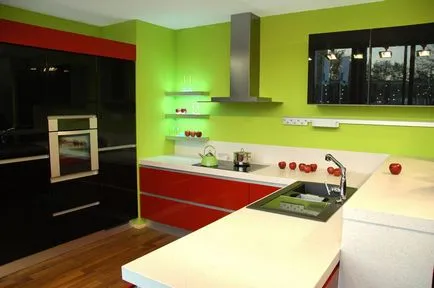 Proiectare bucătărie roșu 33 de idei și fotografii de interior, mobilier și decor luminos (culori) Proiectare bucătărie roșu 33 de idei și fotografii de interioare luminoase, mobilier, decor