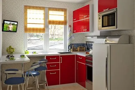 Design de bucătării cu o fereastră în mijlocul unei raționale, soare, neobișnuit - kuhnyagid - kuhnyagid (rațional) Design de bucătării cu o fereastră în mijlocul unei raționale, soare, neobișnuit - kuhnyagid - kuhnyagid