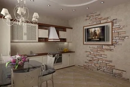 Proiectarea pereților în bucătărie (51 poze) tapet, idei de design modern 2017 peste masa de mese (proiectare) Proiectarea pereților în bucătărie (51 poze) tapet, idei de design modern 2017 peste masa de mese
