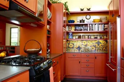 Proiectare bucătărie roșu 33 de idei și fotografii de interior, mobilier, decorațiuni luminoase (roșu de design de bucătărie) Proiectare bucătărie roșu 33 de idei și fotografii de interioare luminoase, mobilier, decor