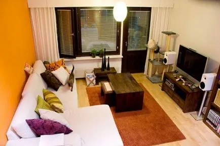 apartament cu o cameră de design 2 în Hrușciov - interior fotografie
