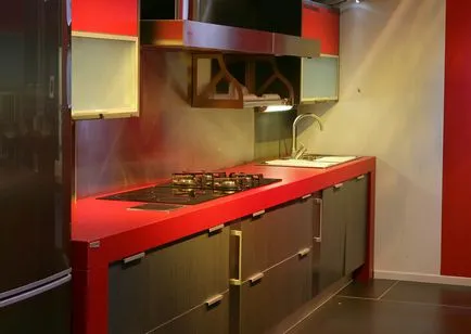 Proiectare bucătărie roșu 33 de idei și fotografii de interior, mobilier, decorațiuni luminoase (roșu de design de bucătărie) Proiectare bucătărie roșu 33 de idei și fotografii de interioare luminoase, mobilier, decor