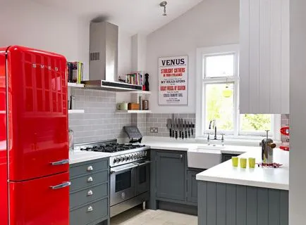 Design de bucătării roșu 33 de idei luminoase și fotografii de interior, mobilier și decor (roșu) Proiectare bucătărie roșu 33 de idei și fotografii de interioare luminoase, mobilier, decor