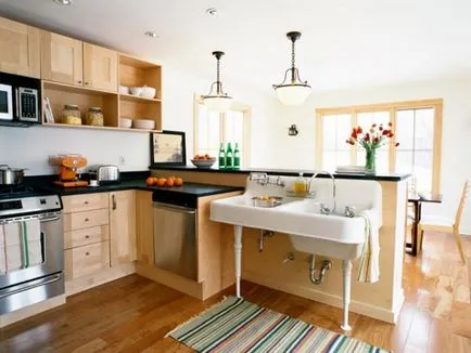 Design de bucătărie într-o casă de țară interior fotografie, bucatarie, living, frumos bucătărie-sufragerie, video (țară) Design de bucătărie într-o casă de țară interior fotografie, bucatarie, living, frumos bucătărie-sufragerie, video