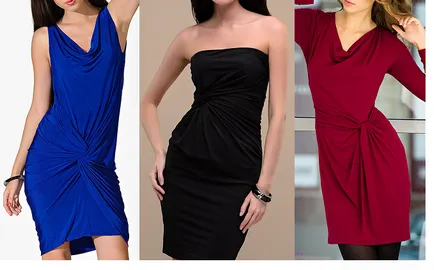 Draping, împletit simplu
