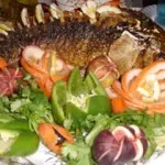 Trout coaptă în cuptor în folie