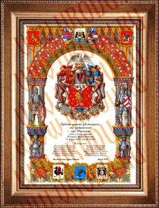 blazonul familiei de familie - pentru a crea un fel de emblema și numele, pentru a cumpăra creasta de familie, fotografie free download