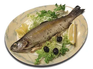 Trout coaptă în cuptor în folie