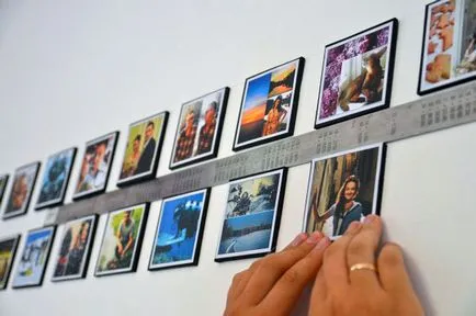 colaj foto pe perete, cu mâinile sale o clasă de master cu fotografii