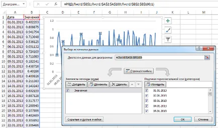 Numărul de funcții în Excel pentru diagrame, exceltip