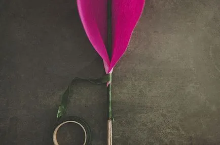 hârtie floare gigant a crescut