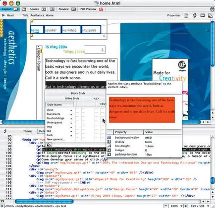 HTML editor Adobe GoLive cs